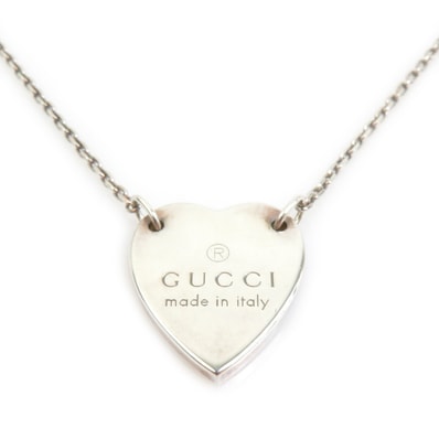 グッチ GUCCI ネックレス シルバー925 シルバー レディース【中古】 h32516a