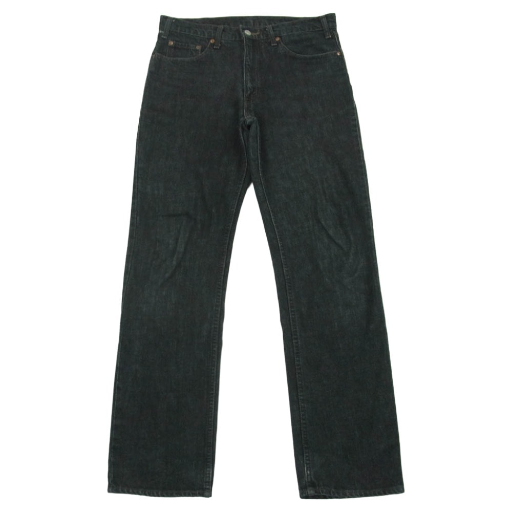 Levi's リーバイス 503-0259 503-0213 J09刻印 スモールe ジップアップ ブラック デニム パンツ ジーンズ グレー系 W33 L33【中古】