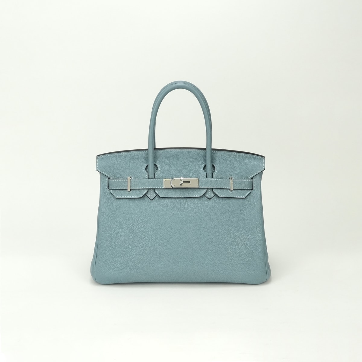 エルメス HERMES バーキン30 バーキン 30 バッグ トートバッグ トゴ シエル Ciel ブルー Blue 青 シルバー金具 ハンドバッグ