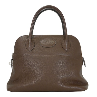 HERMES エルメス ショルダーバッグ ボリード31 ショコラ トリヨンクレマンス シルバー金具 □O刻印 Aランク【中古】