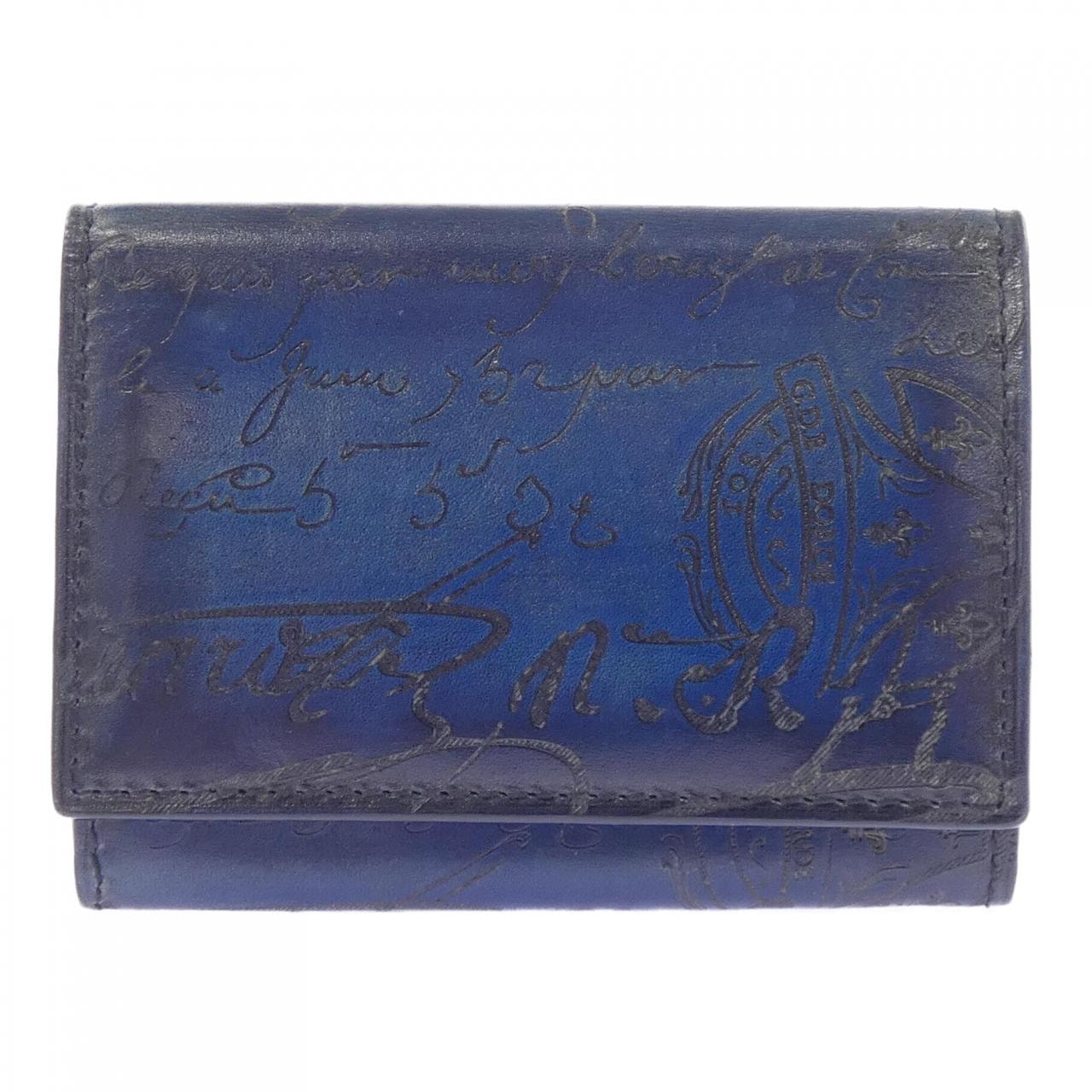 ベルルッティ Berluti インブイアスクリットレザーカードホルダー CARD CASE