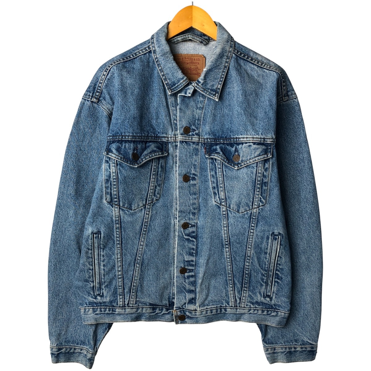 古着 90年代 リーバイス Levi's 75525-4891 デニムジャケット Gジャン カナダ製 メンズM相当 ヴィンテージ/eaa603657