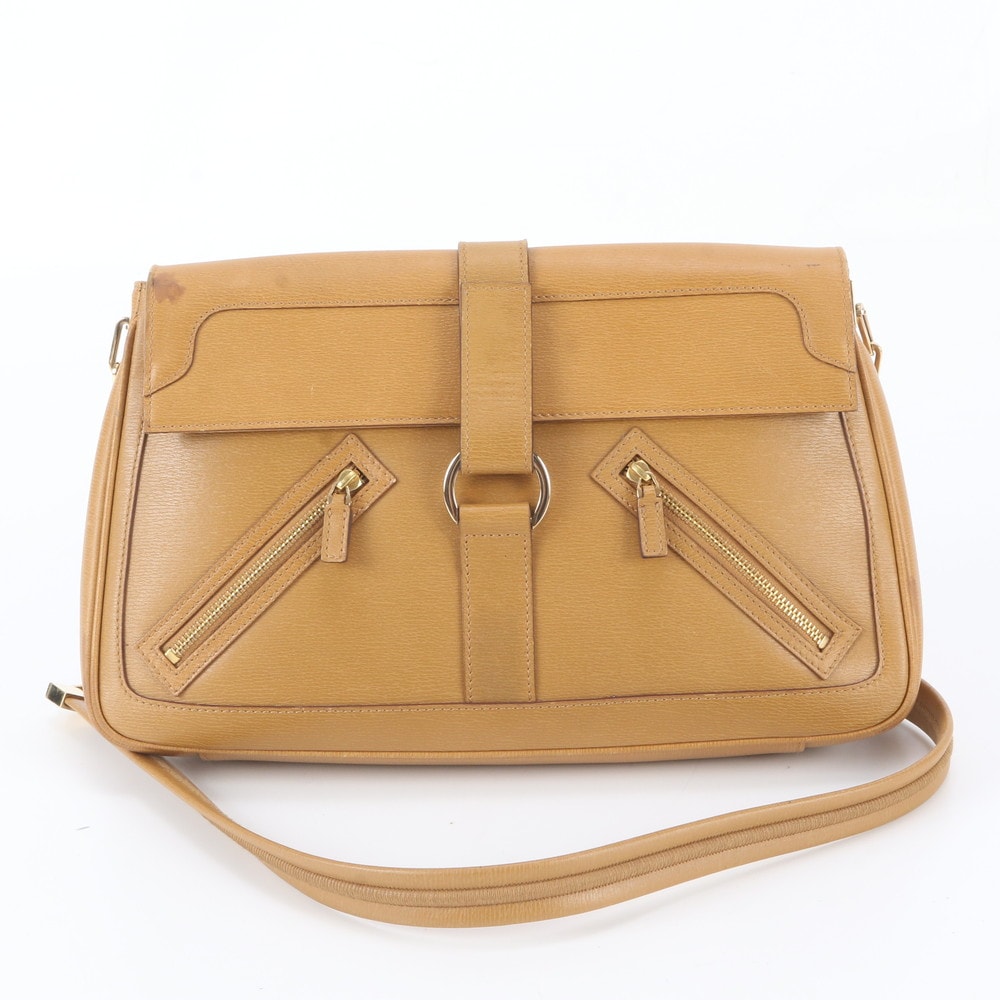 ■美品 グッチ チェーン 001 4105 ショルダーバッグ レザー