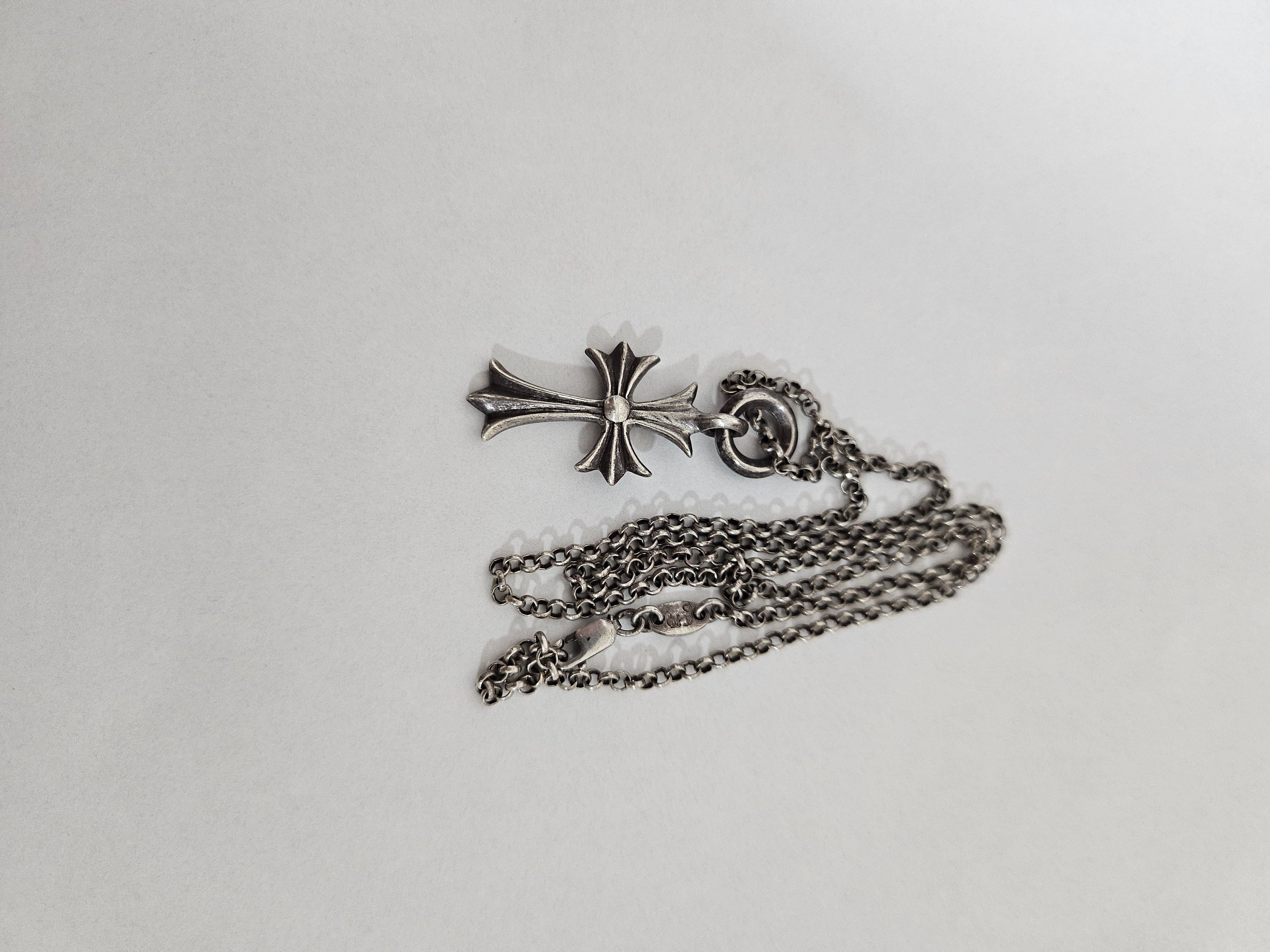 Chrome Hearts Tiny CH Cross Charm "Silver"