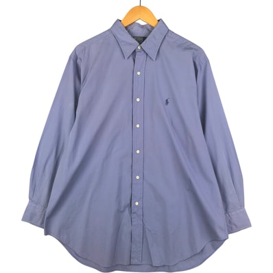 古着 ラルフローレン Ralph Lauren POLO by Ralph Lauren ANDREW 長袖 コットンシャツ メンズXL相当/eaa594299
