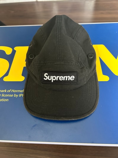 Supreme Military Camp Cap "Black" (25SS)