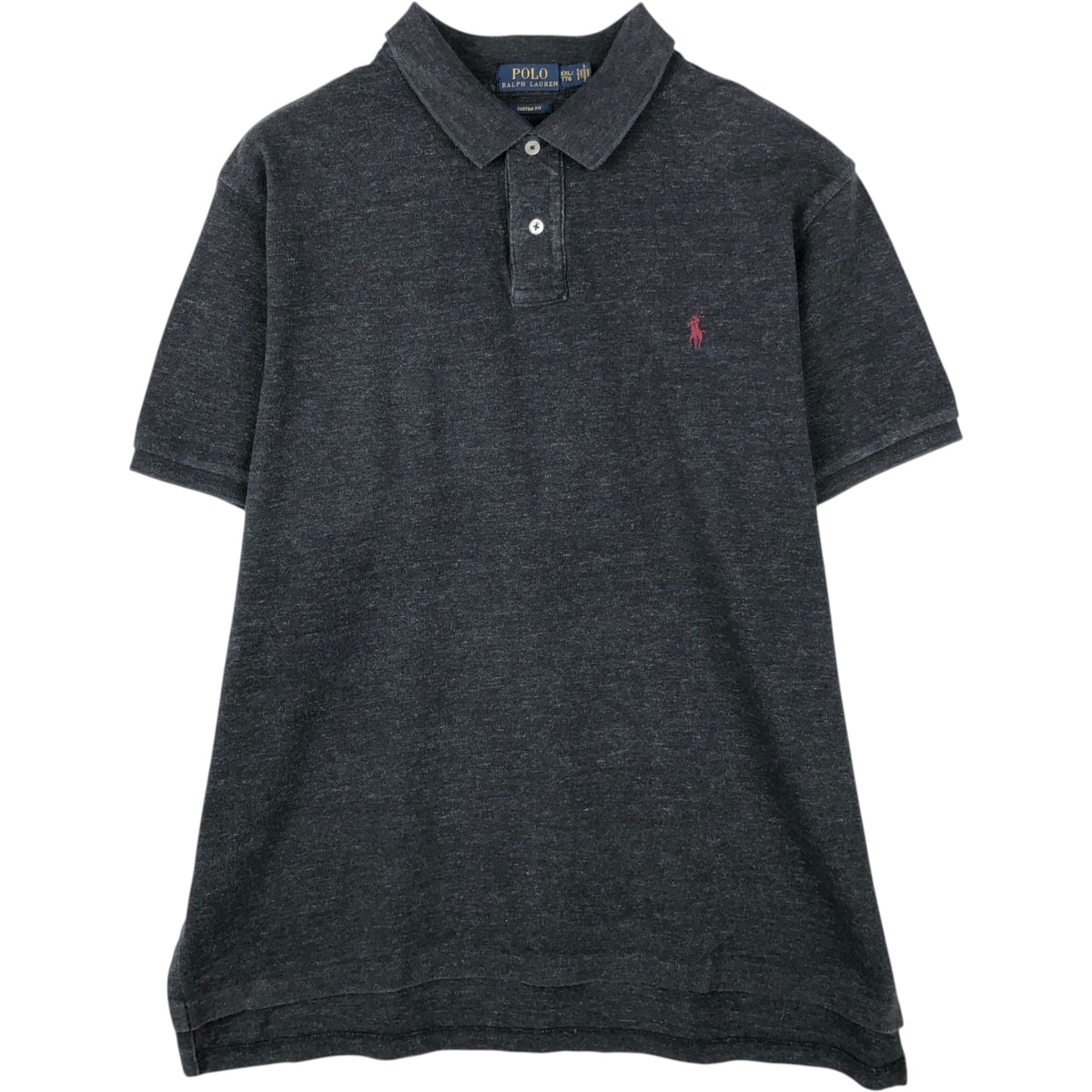 古着 ラルフローレン Ralph Lauren POLO RALPH LAUREN CUSTOM FIT 半袖 ポロシャツ メンズXXL相当/eaa620930