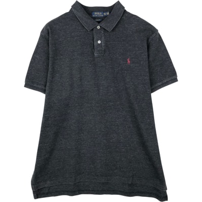 古着 ラルフローレン Ralph Lauren POLO RALPH LAUREN CUSTOM FIT 半袖 ポロシャツ メンズXXL相当/eaa620930