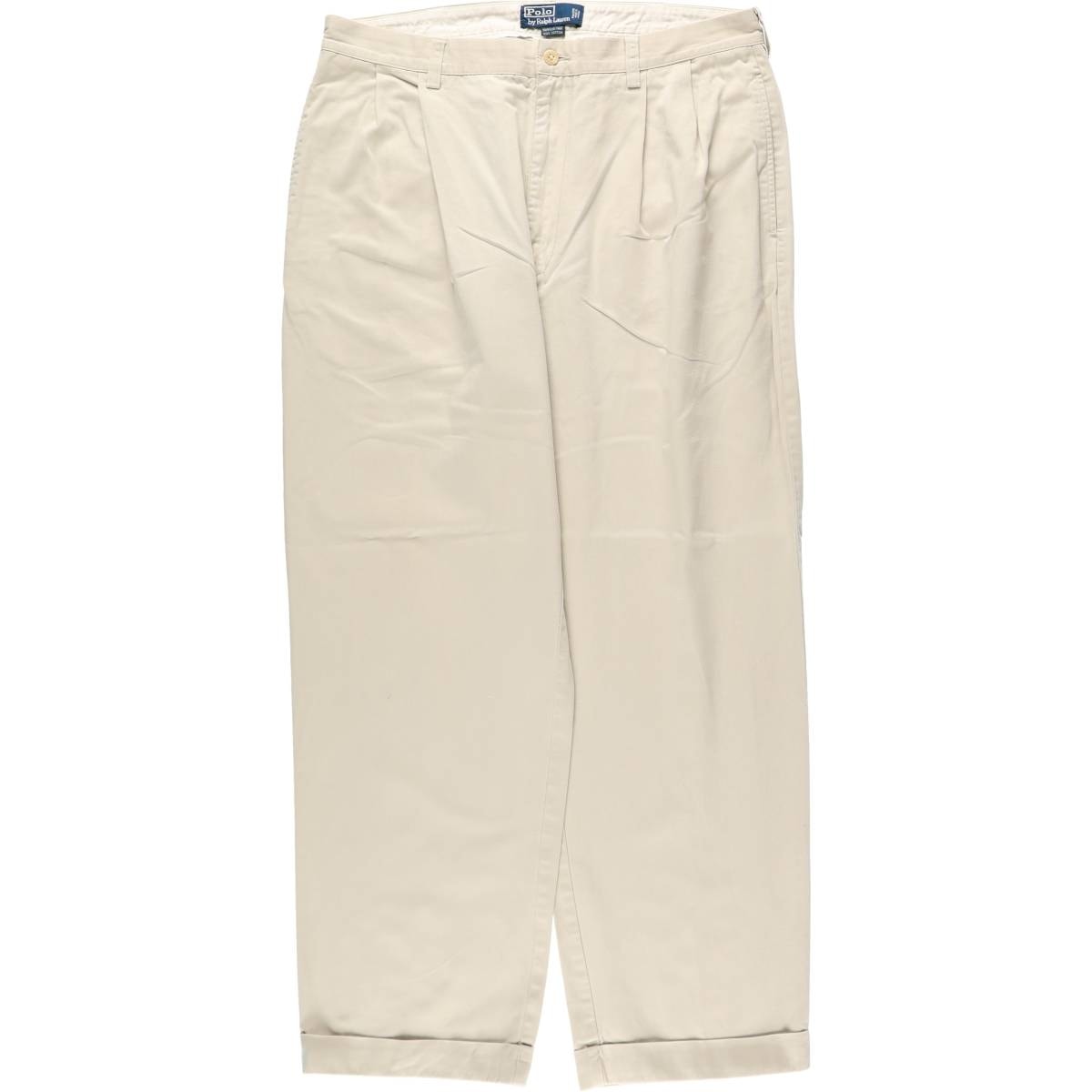 古着 ラルフローレン Ralph Lauren POLO by Ralph Lauren HAMMOND PANT ツータック チノパンツ メンズw36相当/eaa667794