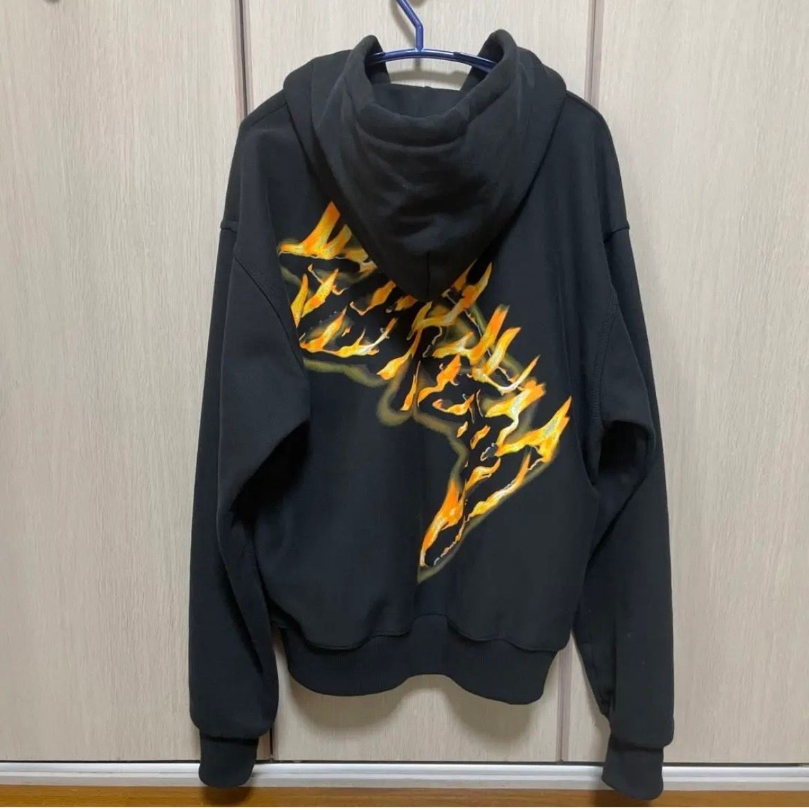STUSSY BURNING STOCK ZIP HOODIE