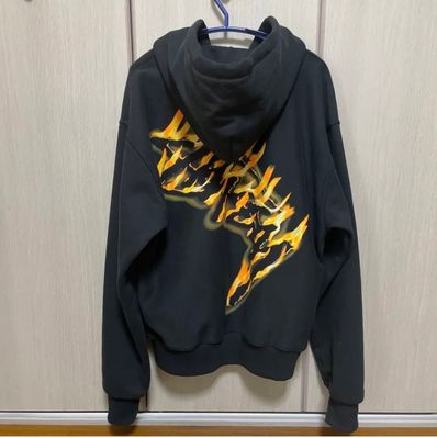 STUSSY BURNING STOCK ZIP HOODIE