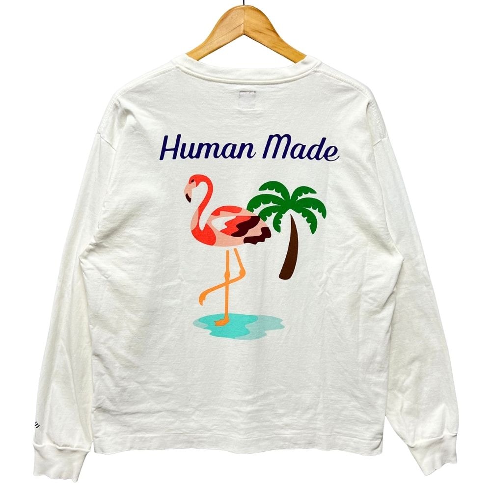 HUMAN MADE ヒューマンメイド ロゴ プリント 長袖Tシャツ 52707