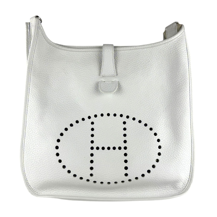 エルメス HERMES ショルダーバッグ エヴリン2 GM トリヨンクレマンス ホワイト ユニセックス【中古】 z9392