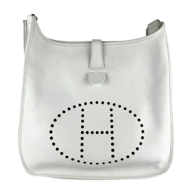 エルメス HERMES ショルダーバッグ エヴリン2 GM トリヨンクレマンス ホワイト ユニセックス【中古】 z9392