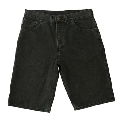 Carhartt カーハート ショートパンツ WU4965 90s USA製 ブラックデニム ショーツ ブラック系 34【中古】