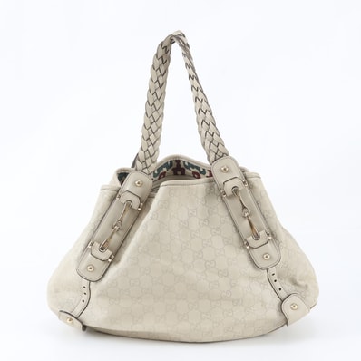 ■美品 グッチ グッチシマ 137621 トート バッグ レザー