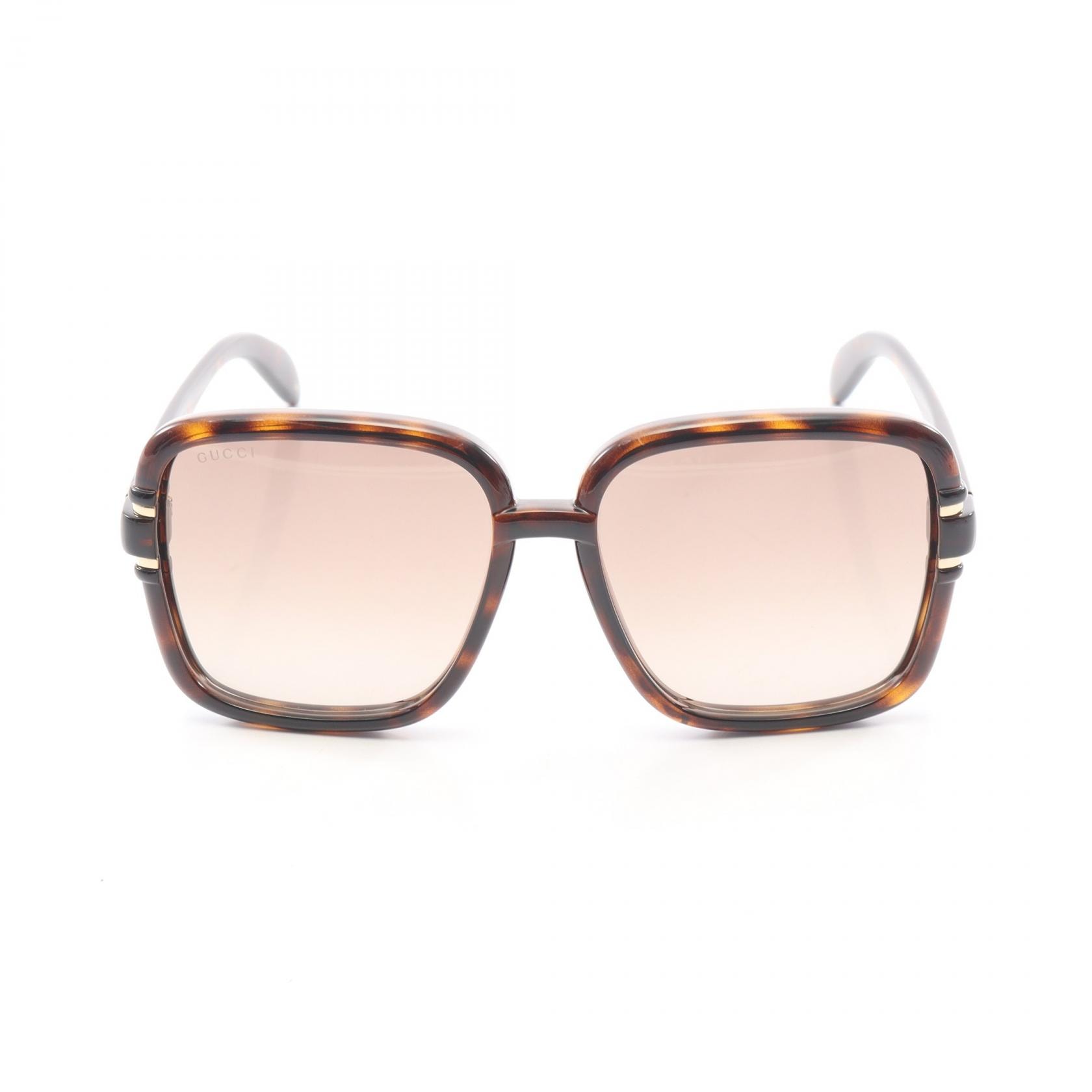 グッチ GUCCI サングラス 衣料品 プラスチック レディース ブラウン系 GG1066S002 【新品】