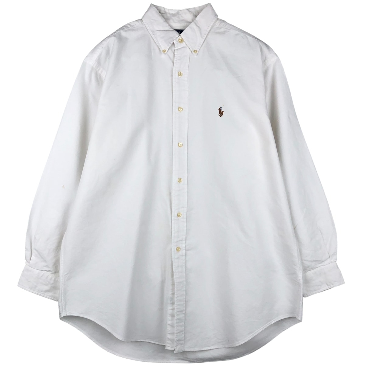古着 ラルフローレン Ralph Lauren YARMOUTH 長袖 ボタンダウンシャツ メンズL相当/eaa596570