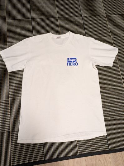 Supreme / ANTIHERO Dog Tee "White"