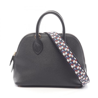 エルメス HERMES ボリード1923 ミニ 2WAY ハンドバッグ バッグ シェーブル シェーブル B刻印(2023年製造) レディース ブラック系 【中古】