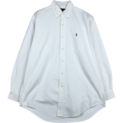 古着 ラルフローレン Ralph Lauren YARMOUTH 長袖 ボタンダウンシャツ メンズM相当/eaa641782