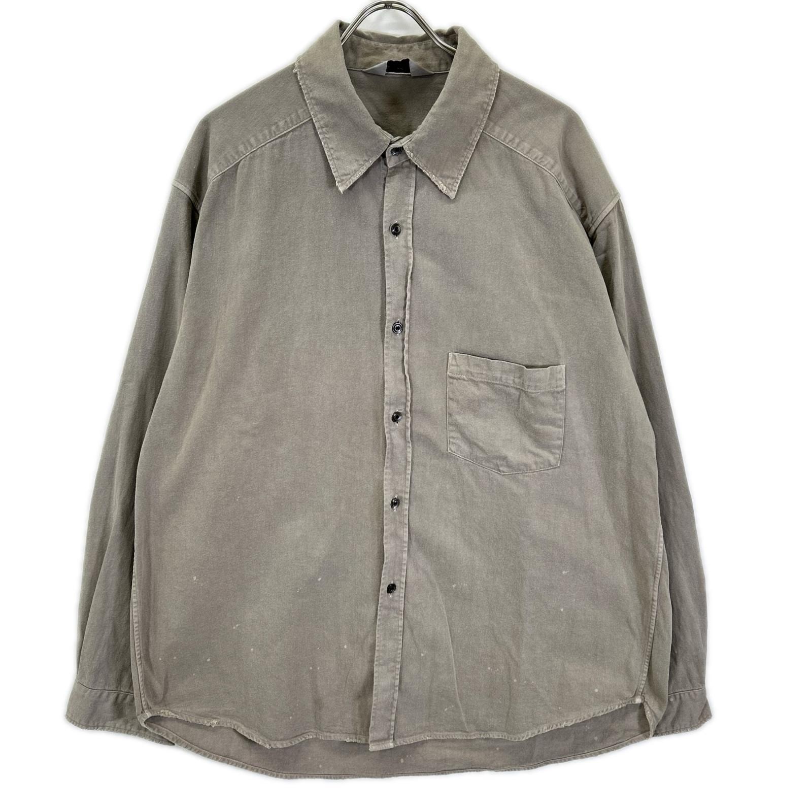 アンセルム ANC-STD-SH01-26SS グレーDENIM DRESS SHIRT 2