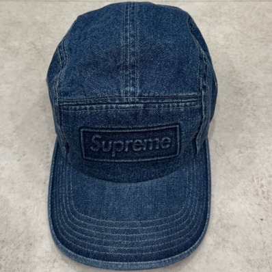 Supreme Embossed Denim Camp Cap "Denim" (20SS)