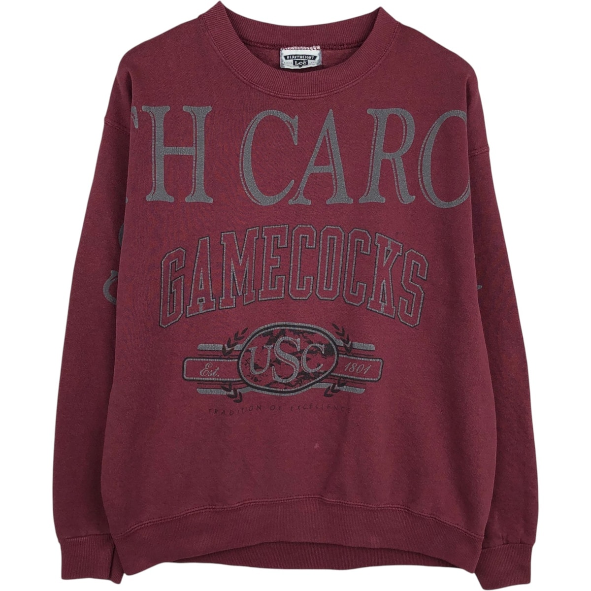 古着 90年代 リー Lee カレッジスウェットシャツ トレーナー USA製 メンズL相当 ヴィンテージ/eaa625622