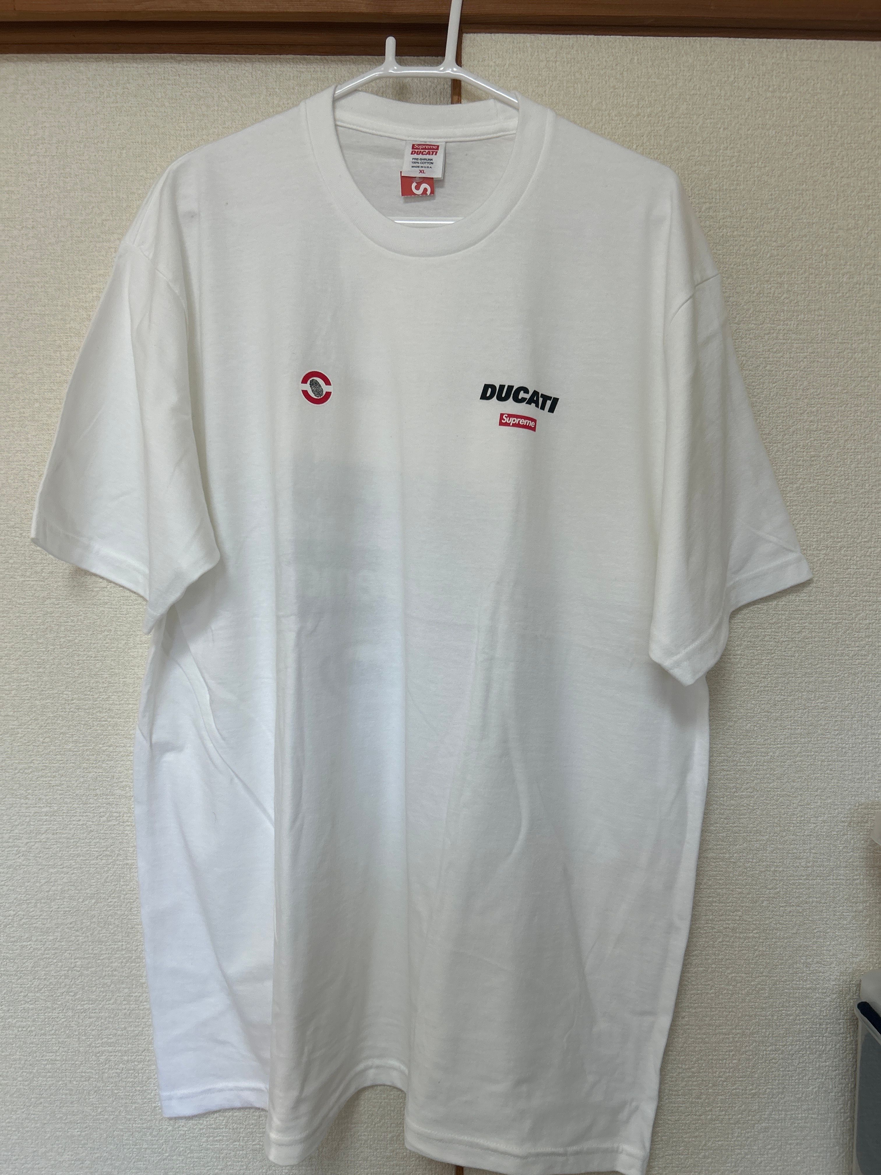 Supreme x Ducati Logos Tee "White"