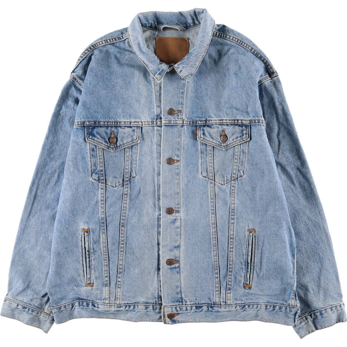 古着 90年代 リーバイス Levi's デニムジャケット Gジャン USA製 メンズXL相当 ヴィンテージ/eaa584758