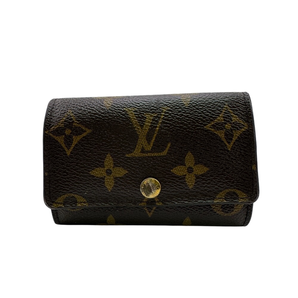 ルイヴィトン LOUIS VUITTON キーケース モノグラム ミュルティクレ6 6連 ブラウン