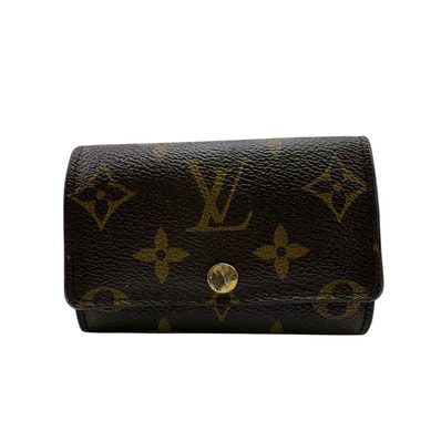 ルイヴィトン LOUIS VUITTON キーケース モノグラム ミュルティクレ6 6連 ブラウン