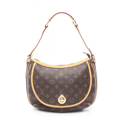 ルイ・ヴィトン LOUIS VUITTON トゥラムPM ショルダーバッグ バッグ PVCコーティングキャンバス レザー モノグラム レディース ブラウン系 M40076 【中古】