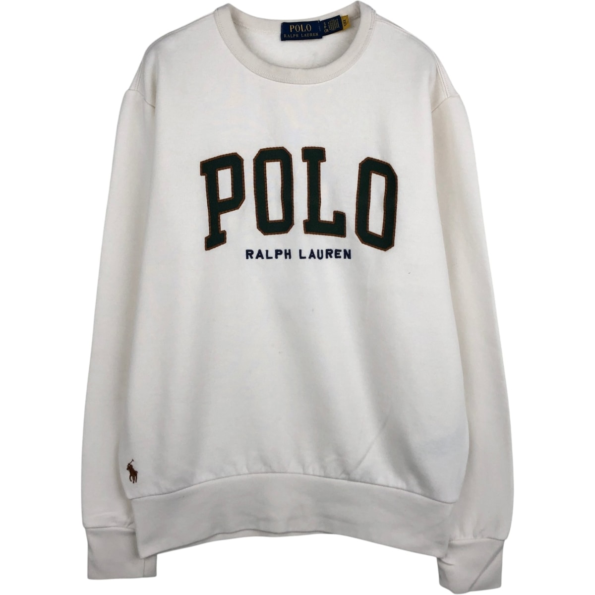 古着 ラルフローレン Ralph Lauren POLO RALPH LAUREN ロゴスウェットシャツ トレーナー メンズS相当/eaa630047