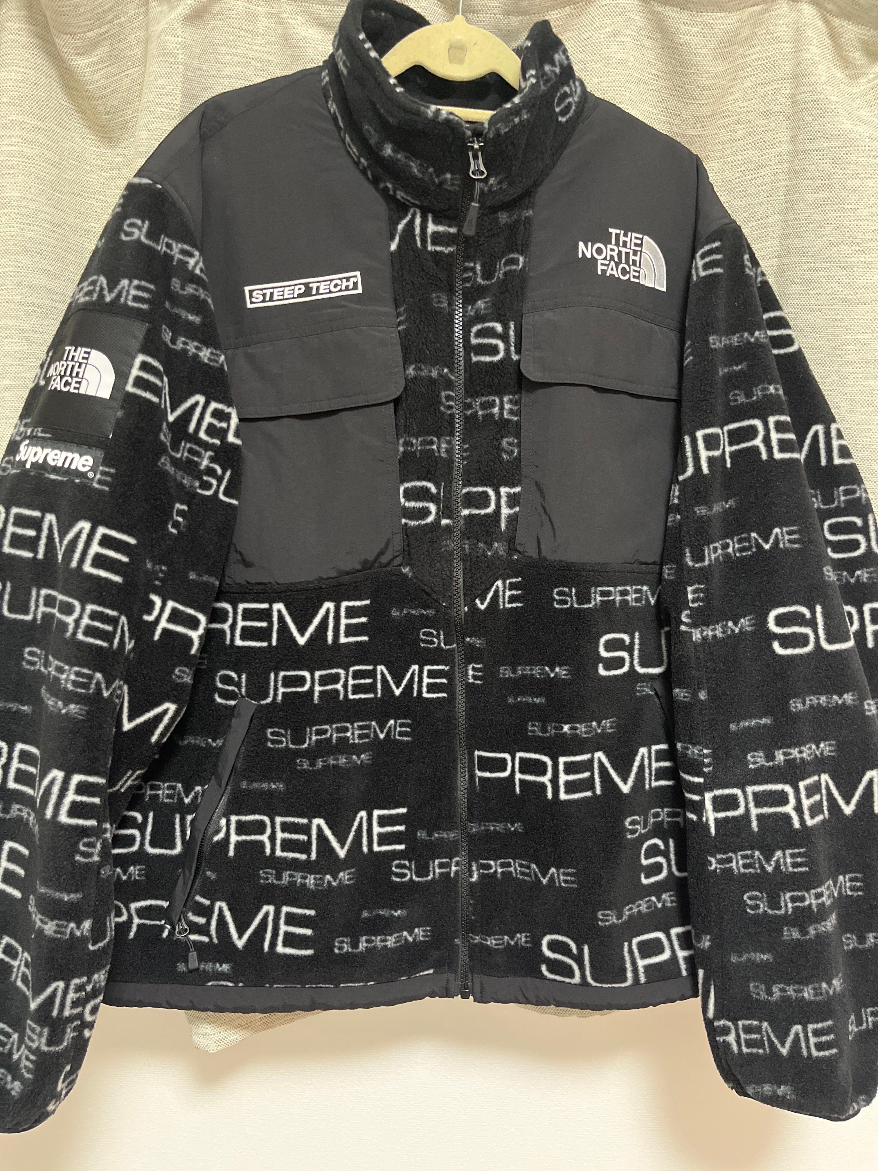 Supreme x The North Face Steep Tech Fleece Jacket "Black"