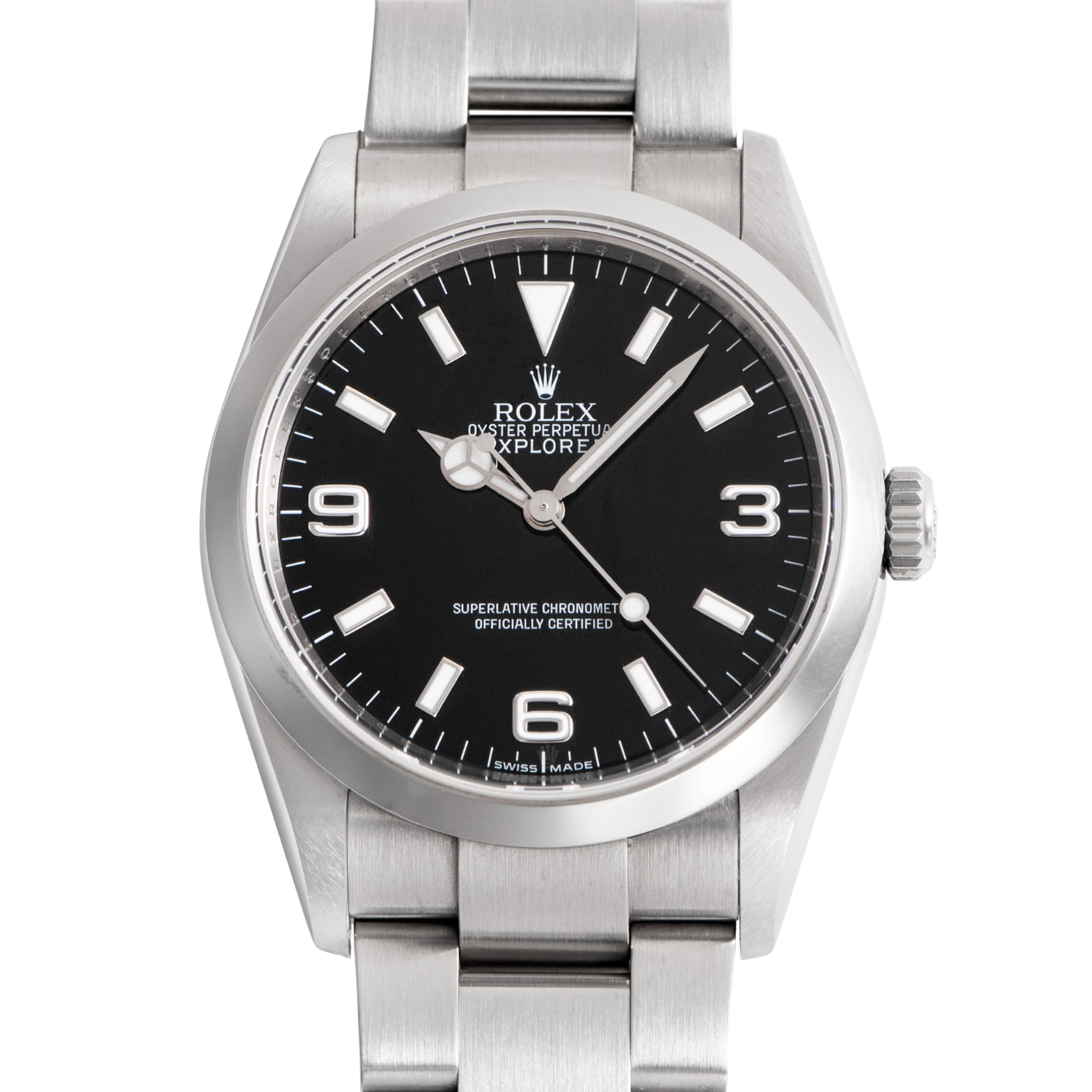 ROLEX ロレックス エクスプローラー1 ルーレット V番 114270 ステンレススチール【中古】