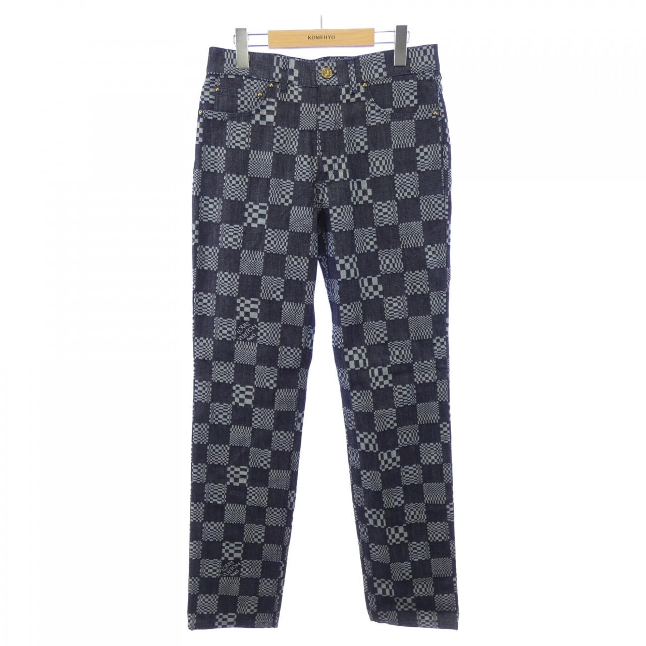 ルイヴィトン LOUIS VUITTON ディストーテッドダミエデニム HLD50WEW2 ジーンズ