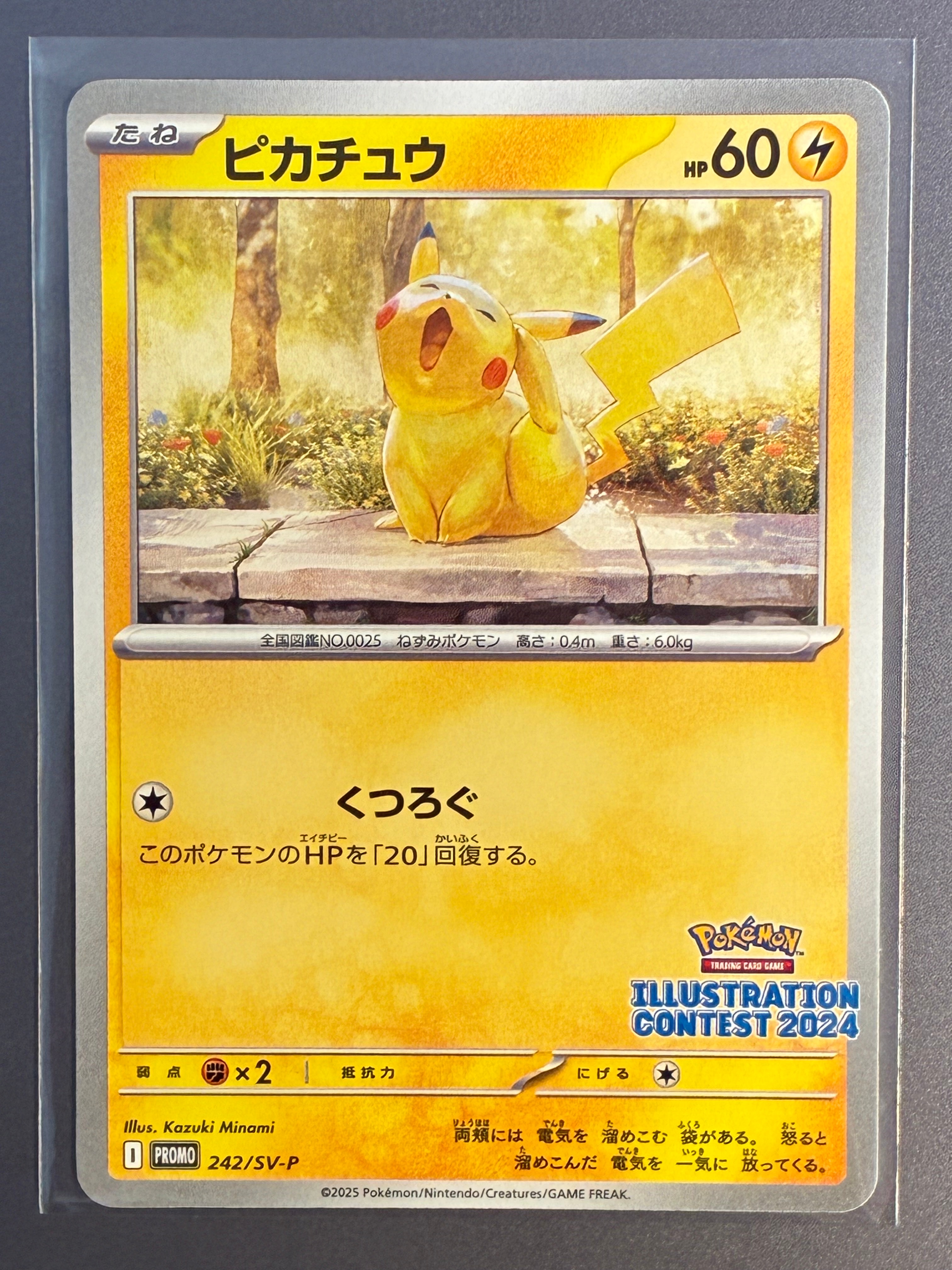 ピカチュウ [SV-P 242](プロモカードパック「イラストレーション