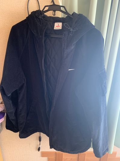 Supreme / Nike Arc Corduroy Hooded Jacket "Black"
