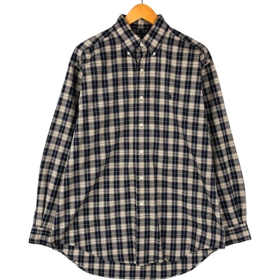 古着 ラルフローレン Ralph Lauren BLAIRE 長袖 ボタンダウンチェックシャツ メンズM相当/eaa601718