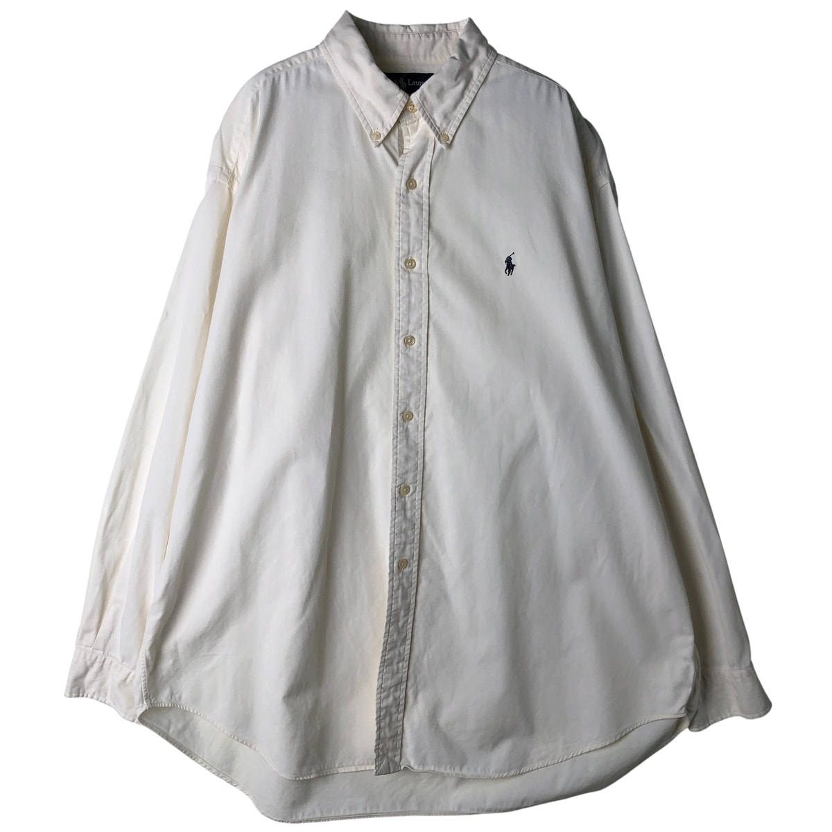 古着 ラルフローレン Ralph Lauren BLAKE 長袖 ボタンダウンシャツ メンズXL相当/eaa458004