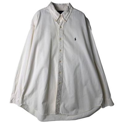 古着 ラルフローレン Ralph Lauren BLAKE 長袖 ボタンダウンシャツ メンズXL相当/eaa458004