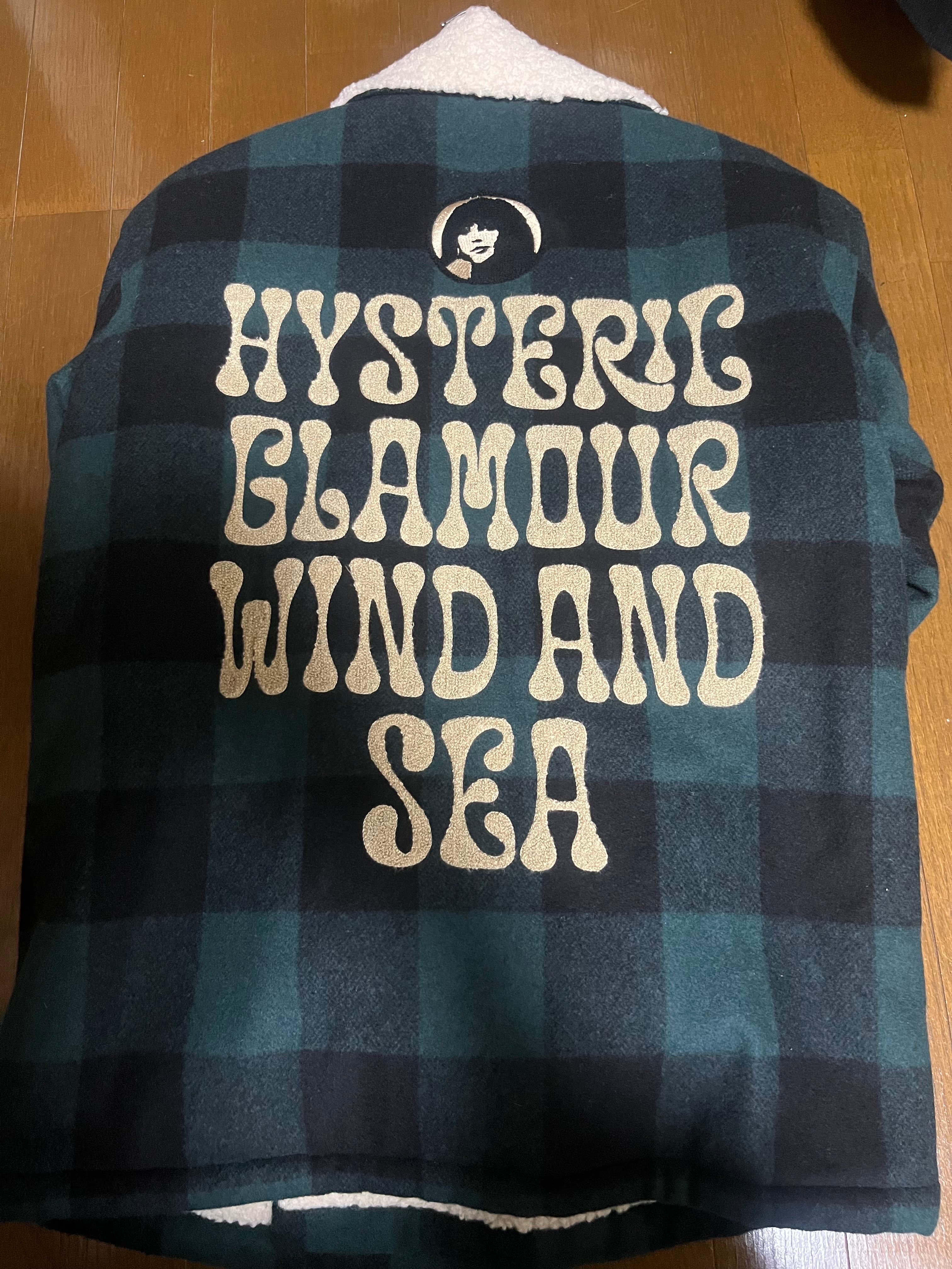 WIND AND SEA x HYSTERIC GLAMOUR Ranch Coat "Green"