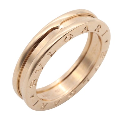 ブルガリ BVLGARI B-zero1 ビーゼロワン リング 1バンド リング・指輪 ジュエリー K18PG(ピンクゴールド) メンズ レディース ゴールド系 36003 【中古】