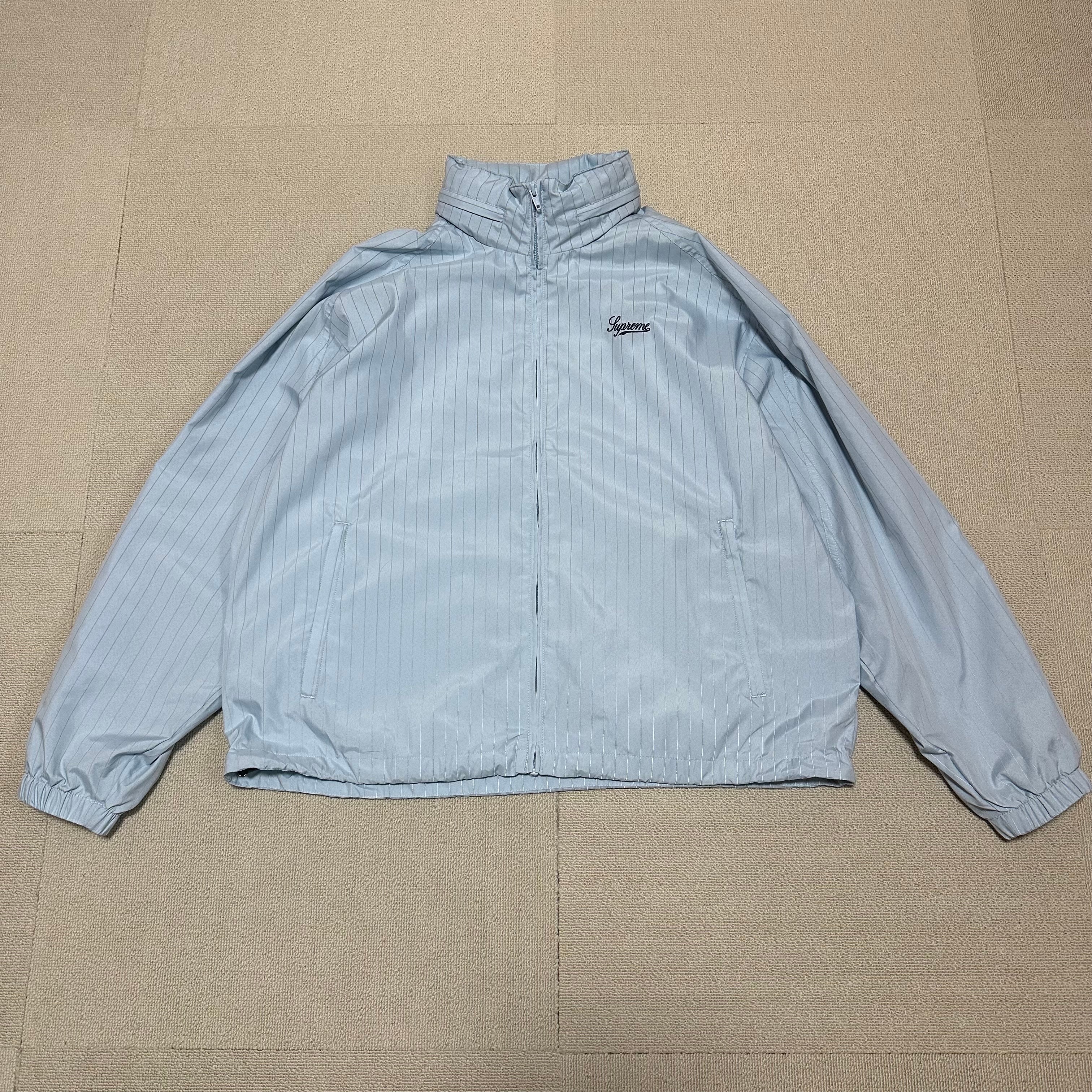 Supreme Reflective Pinstripe Track Jacket 
