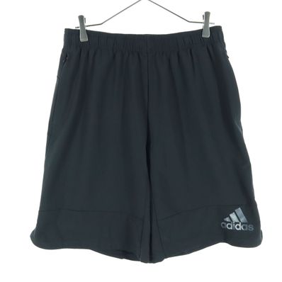 adidas アディダス ワンポイントロゴ ショートパンツ XL ブラック