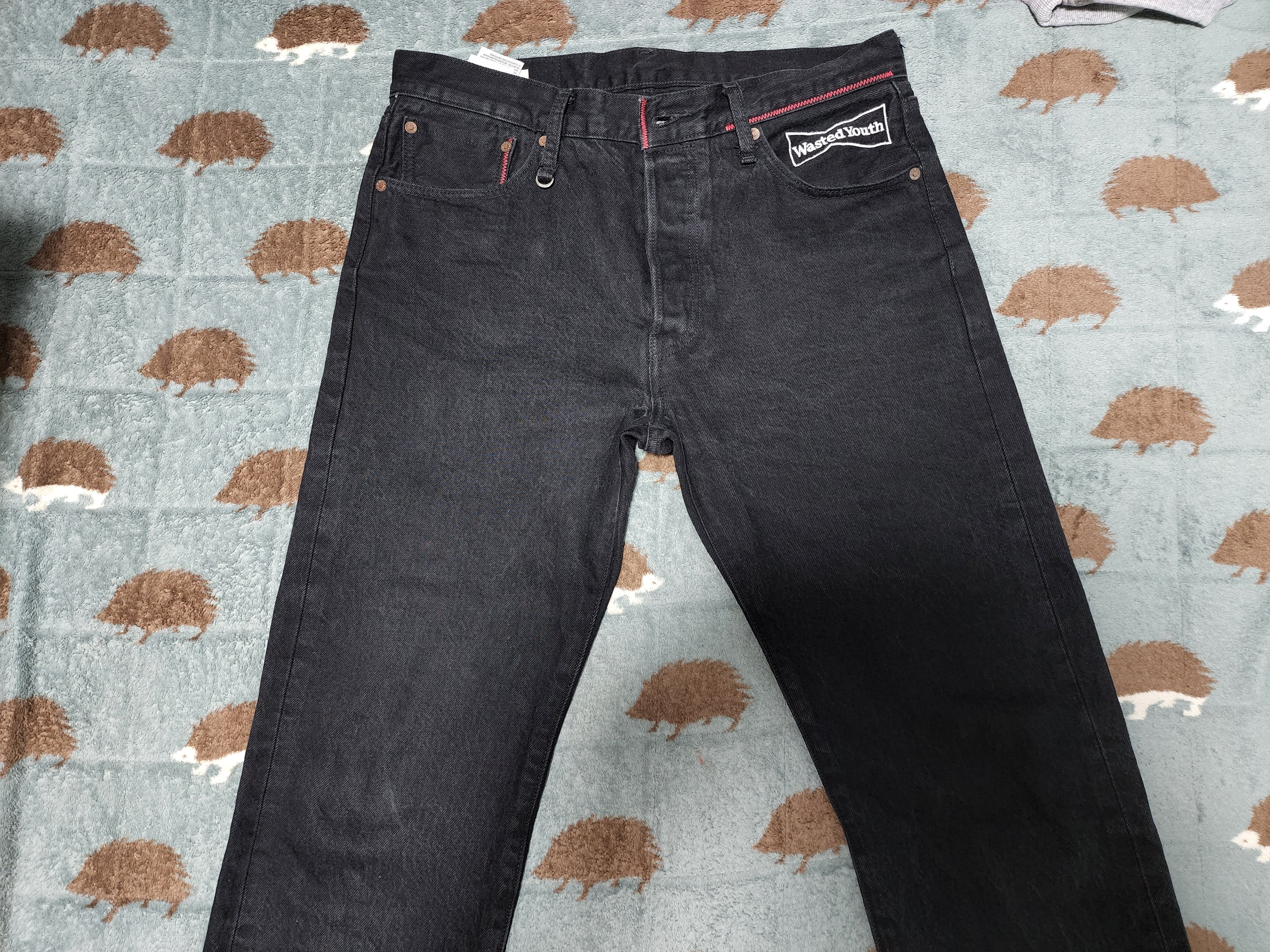 Wasted Youth x LEVI'S 501 93 Straight "Black" / VERDY