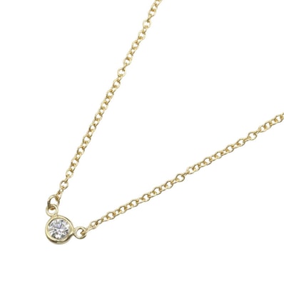 ティファニー TIFFANY&CO バイザヤード ネックレス ネックレス ジュエリー K18(イエローゴールド) ダイヤモンド レディース ゴールド系 / クリア系 【中古】