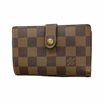 【6ec2081】ルイヴィトン 財布 ダミエ ポルトモネビエヴィエノワ N61664 エベヌ【中古】レディース
