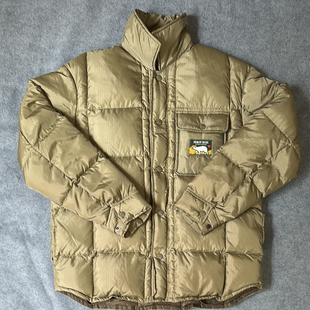 HUMAN MADE Down Shirt Jacket "Olive Drab"